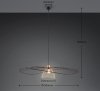 Lampa wisząca czarna druciana rustykalna boho nowoczesna dekoracyjna LAURIS R36791032 Rl